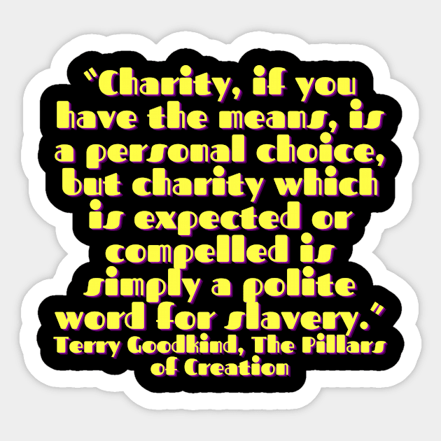 Quote Teerry about charity Sticker by AshleyMcDonald